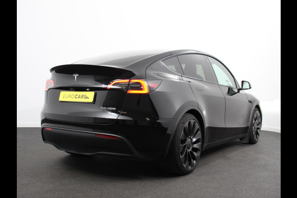 Tesla Model Y Performance Long Range AWD 75 kWh Climate control Adaptieve cruise control Achteruitrijcamera Panoramadak Keyless Stuurverwarming Stoelverwarming LED Navigatie Parkeersensoren