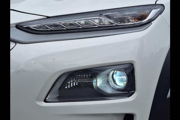 Hyundai Kona EV Premium 64 kWh | SOH: 96,8% | Warmtepomp | Lage km-stand | Leder | HUD | Blindspot | Full LED |
