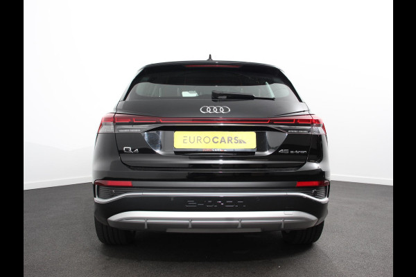 Audi Q4 e-tron 45 Advanced edition 82 kWh Climate control Adaptieve cruise control Parkeersensoren Keyless Verwarmde voorstoelen Lane assist LED Dodehoek assistent Navigatie Apple Carplay/ Android Auto