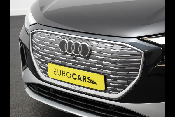 Audi Q4 e-tron 45 Advanced edition 82 kWh Climate control Adaptieve cruise control Parkeersensoren Keyless Verwarmde voorstoelen Lane assist LED Dodehoek assistent Navigatie Apple Carplay/ Android Auto