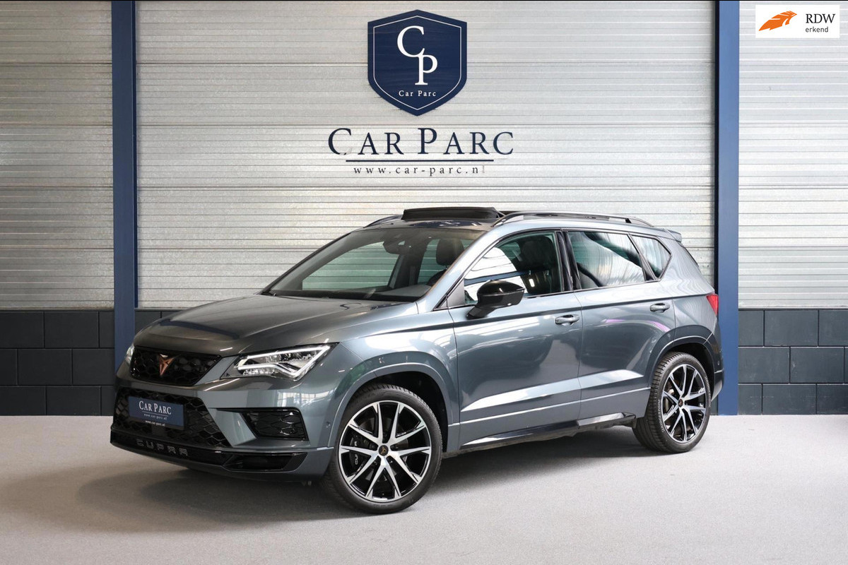 CUPRA Ateca 2.0 TSI 4DRIVE 300+PK LED/VIRTUAL/SFEER/BEATS/PANO/KUIP+ALCANTARA+S.VERWARMING/19" LMV/CAM/ACC/ECC/12 MDN GARANTIE!