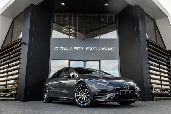Mercedes-Benz EQS 450+ AMG Line 108 kWh - Origineel NL | Burmester | Passenger Display | 4x Stoelkoeling | Massage