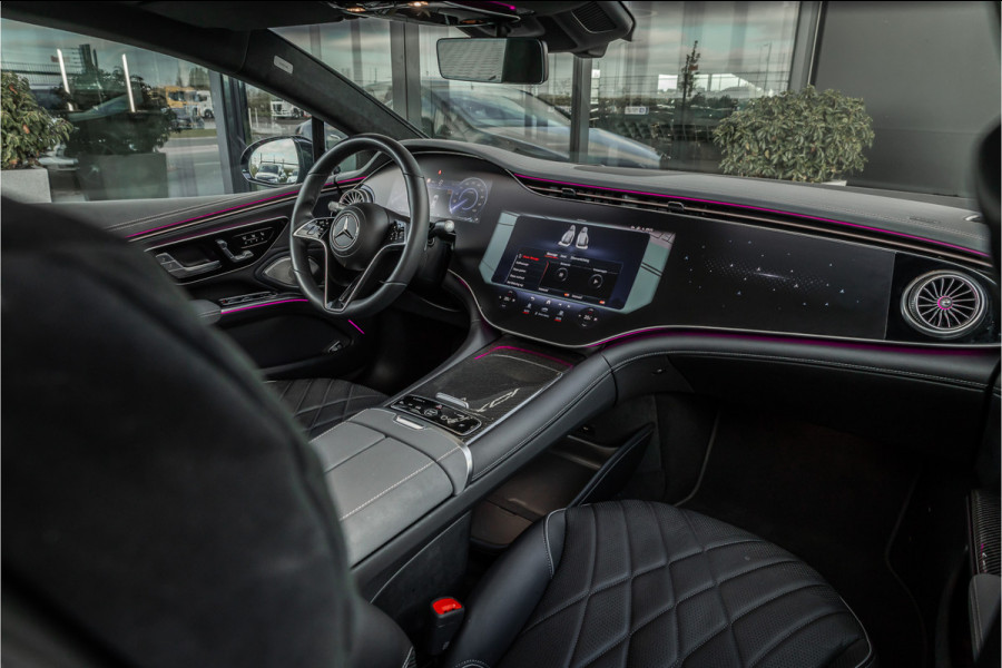 Mercedes-Benz EQS 450+ AMG Line 108 kWh - Origineel NL | Burmester | Passenger Display | 4x Stoelkoeling | Massage