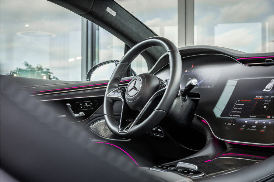 Mercedes-Benz EQS 450+ AMG Line 108 kWh - Origineel NL | Burmester | Passenger Display | 4x Stoelkoeling | Massage