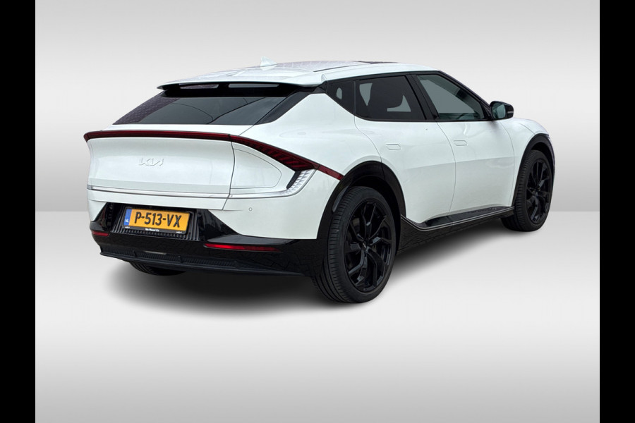 Kia Ev6 Plus Advanced AWD 77.4 kWh / Panoramadak / Camera / Keyless / ACC / Leder / Navigatie / 20'' / Stoelventilatie / V2L / Meridian / Dodehoek / DAB / Warmtepomp / Premium audio