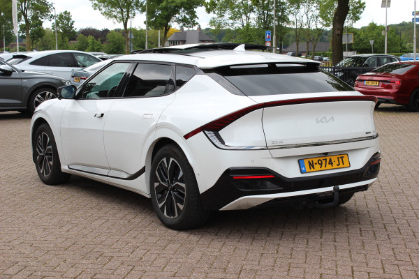 Kia Ev6 GT-Line 77.4 kWh / Full option! / SoH 96% / Trekhaak / Panoramadak / 360Camera / Head-up / Keyless / 19'' / Half leder / Matrix LED / DAB / ACC / Stoelverwarming V+A / Warmtepomp