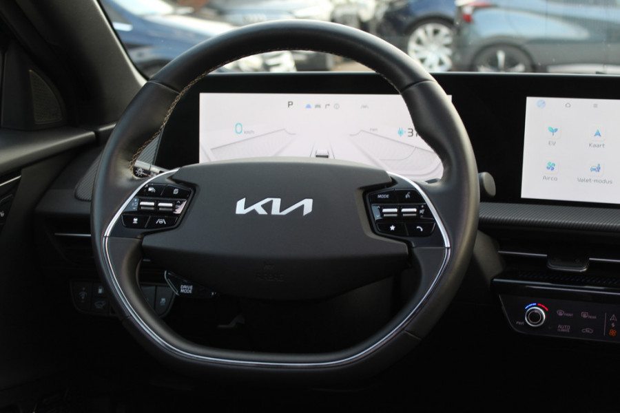Kia Ev6 GT-Line 77.4 kWh / Full option! / SoH 96% / Trekhaak / Panoramadak / 360Camera / Head-up / Keyless / 19'' / Half leder / Matrix LED / DAB / ACC / Stoelverwarming V+A / Warmtepomp