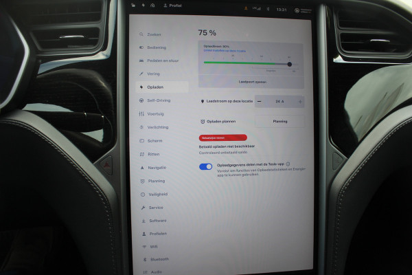 Tesla Model S 75D Base / Autopilot 2.5 / Panoramadak / Camera / Premium Audio / Luchtvering / Navigatie / 19'' / Stoelverwarming / Keyless