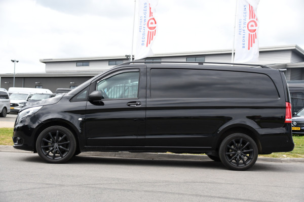 Mercedes-Benz Vito 116 CDI L2 Black Edition Camera, Cruise, Carplay, LED, Automaat, 164pk, Stoelverwarming, Standakchel, Sensoren, Uniek!