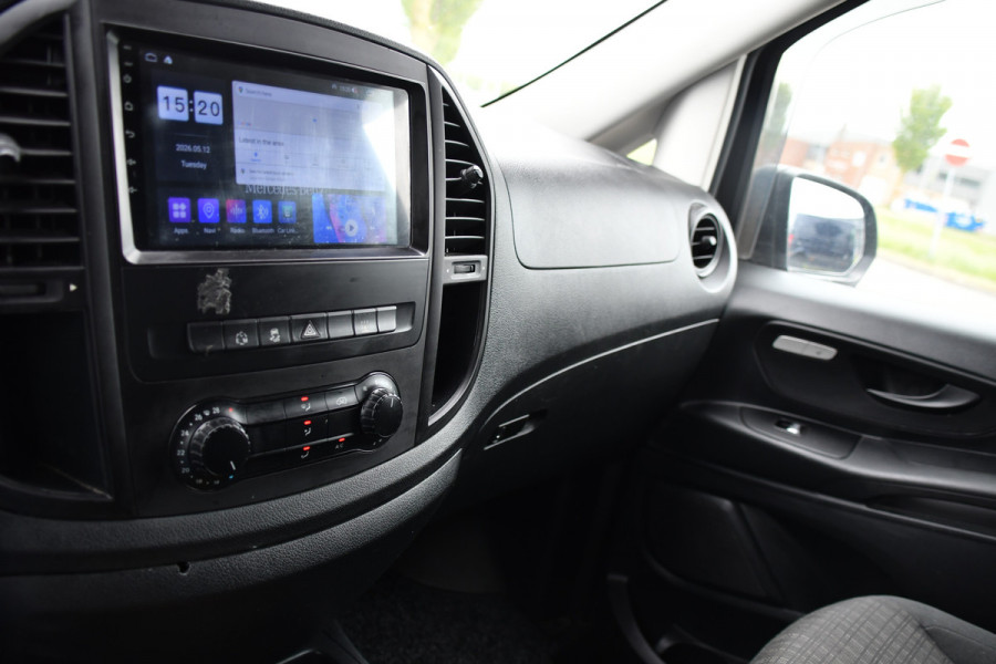 Mercedes-Benz Vito 116 CDI L2 Black Edition Camera, Cruise, Carplay, LED, Automaat, 164pk, Stoelverwarming, Standakchel, Sensoren, Uniek!