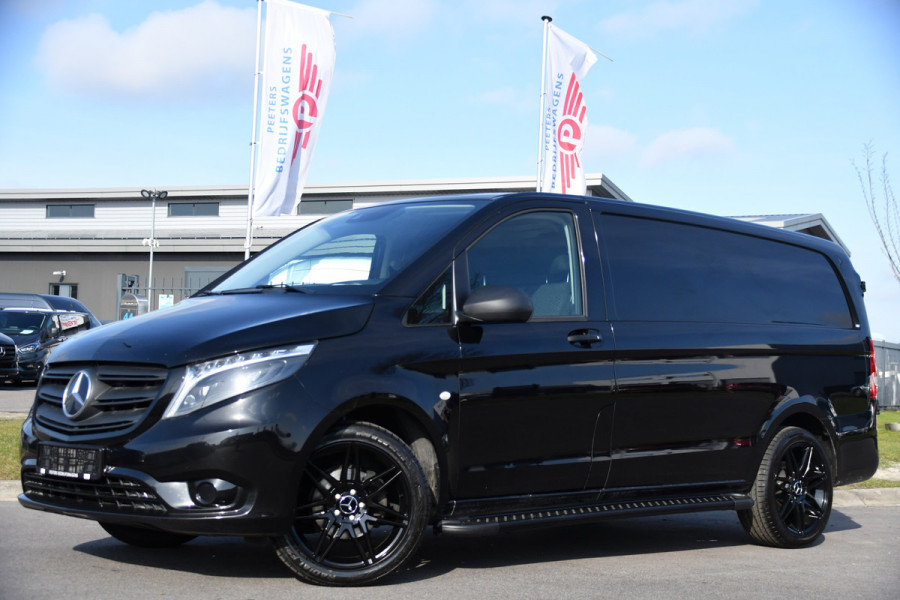 Mercedes-Benz Vito 116 CDI L2 Black Edition Camera, Cruise, Carplay, 164pk, LED, Stoelverwarming, Standkachel, Automaat, Uniek!
