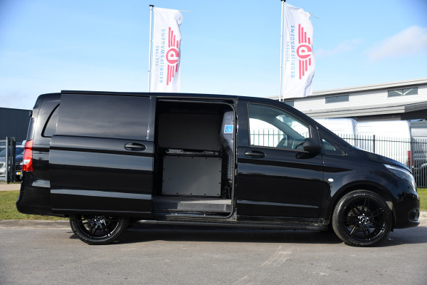 Mercedes-Benz Vito 116 CDI L2 Black Edition Camera, Cruise, Carplay, 164pk, LED, Stoelverwarming, Standkachel, Automaat, Uniek!