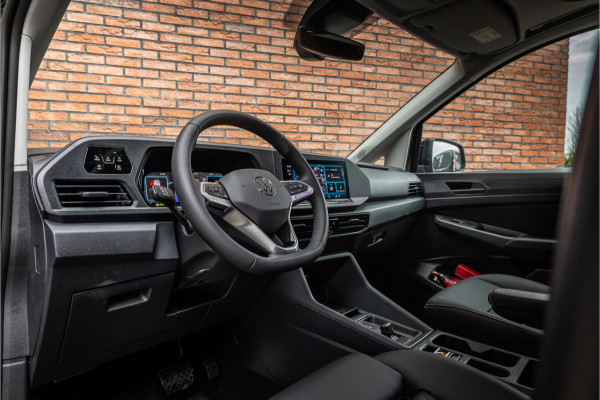 Volkswagen Caddy Cargo 2.0 TDI DSG R-Line | ACC | Side Assist | Lane Assist | Virtual Cockpit | Camera | CarPlay | Stoelverwarming | LED Koplampen | Sidebars | Spoilerkit | DAB | Fabrieksgarantie | Facelift model | BPM Vrij