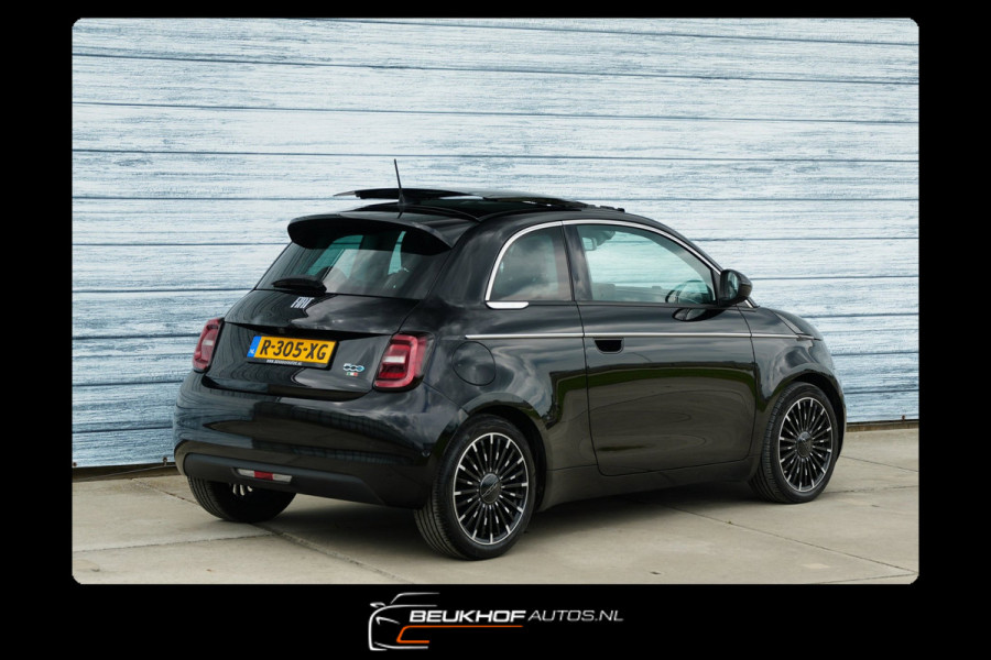 Fiat 500 RED 42 kWh Carplay Camera Panoramadak Soh 91.6%