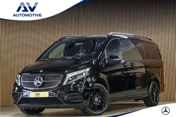 Mercedes-Benz V-Klasse 220d Lang DC | AMG | 360 Camera | CarPlay | Bi-Xenon | Lederen bekleding | Facelift model | Navigatie | 19'' AMG Velgen | Stoelverwarming | Kenwood Sound | DAB | Elek achterklep | Carbon afwerking | Sportonderstel | Dubbel cabine | Dealer onderhouden | V220 | V220d