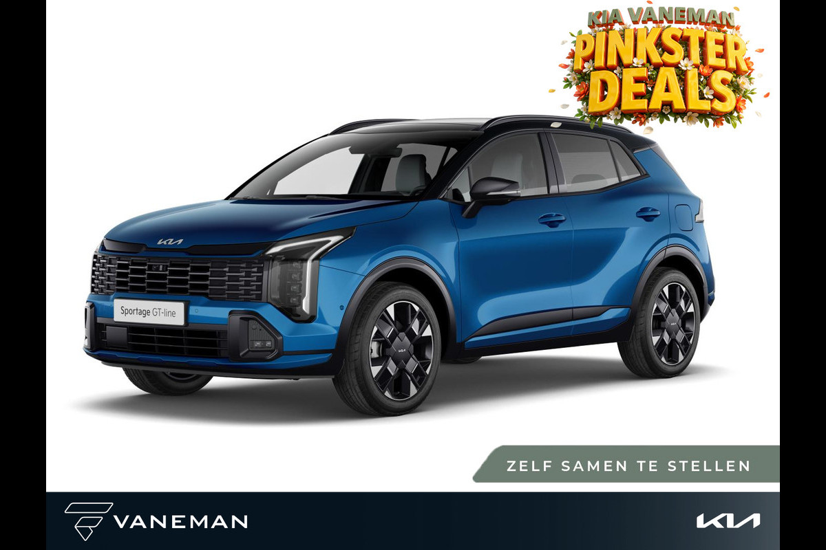 Kia Sportage 1.6 T-GDi Plug-in Hybrid GT-PlusLine | Dodehoekdetectie met correctie | Zelf samenstellen
