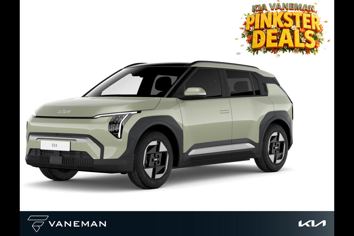 Kia EV3 Plus Advanced 81.4 kWh | Elektrisch glazen schuif-/kanteldak | Kunstlederen bekleding