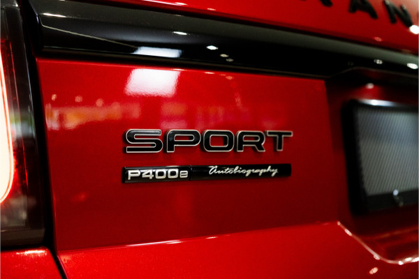 Land Rover Range Rover Sport 2.0 P400e Autobiography 404PK | Firenze Red | Pano | Sfeer | Meridian | Leder | Lucht | 12 MND Garantie