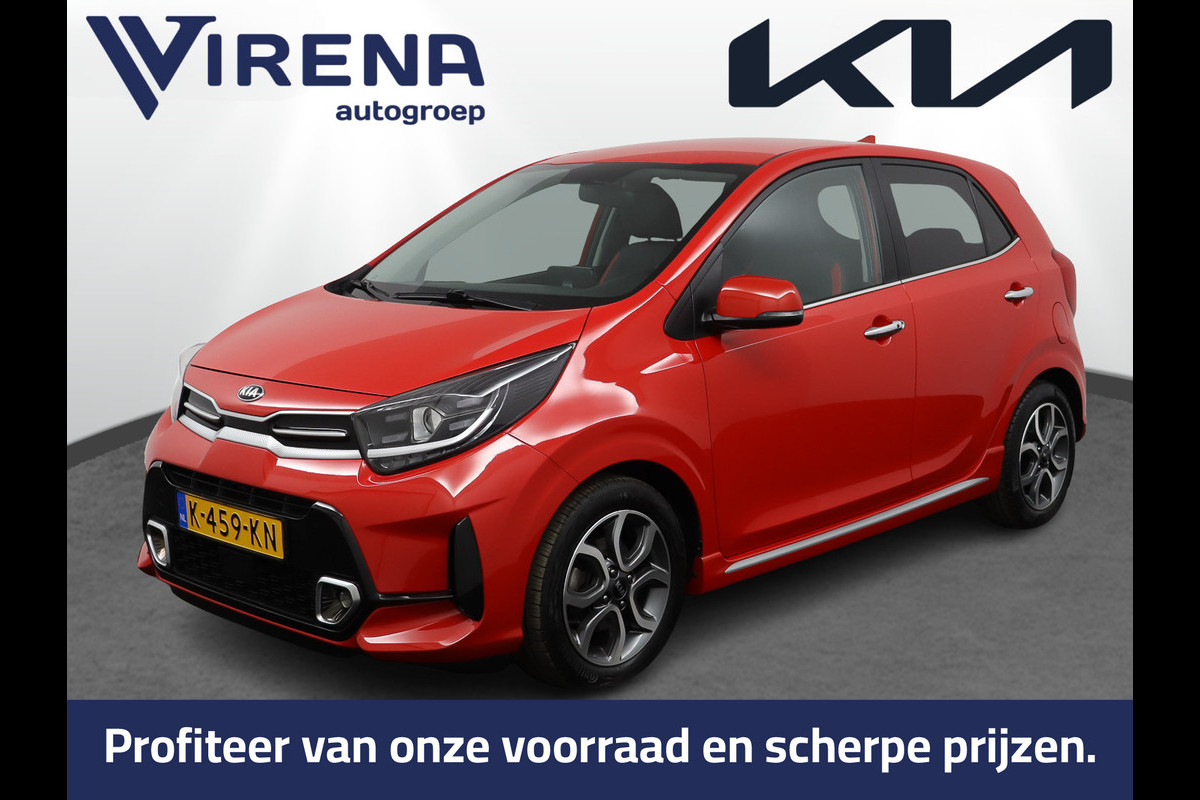 Kia Picanto 1.0 DPi GT-Line - Achteruitrijcamera - Parkeersensoren - Navigatie - Fabrieksgarantie Tot 2028