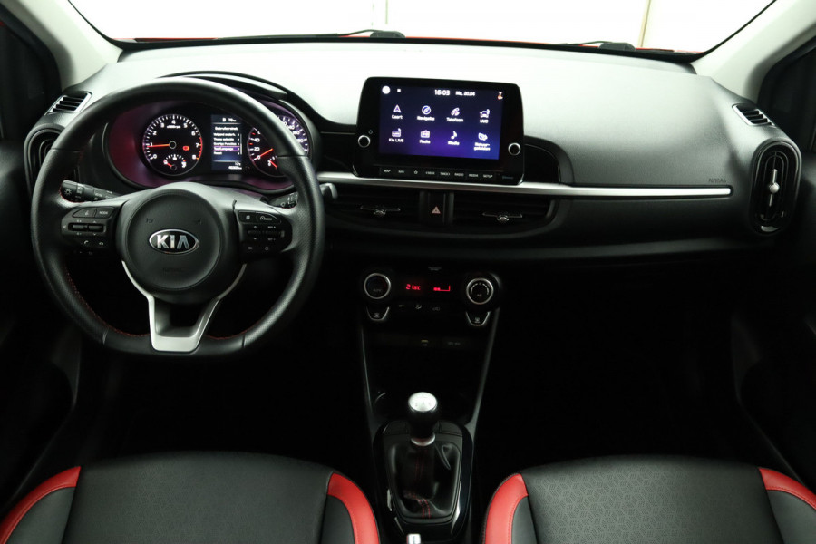 Kia Picanto 1.0 DPi GT-Line - Achteruitrijcamera - Parkeersensoren - Navigatie - Fabrieksgarantie Tot 2028
