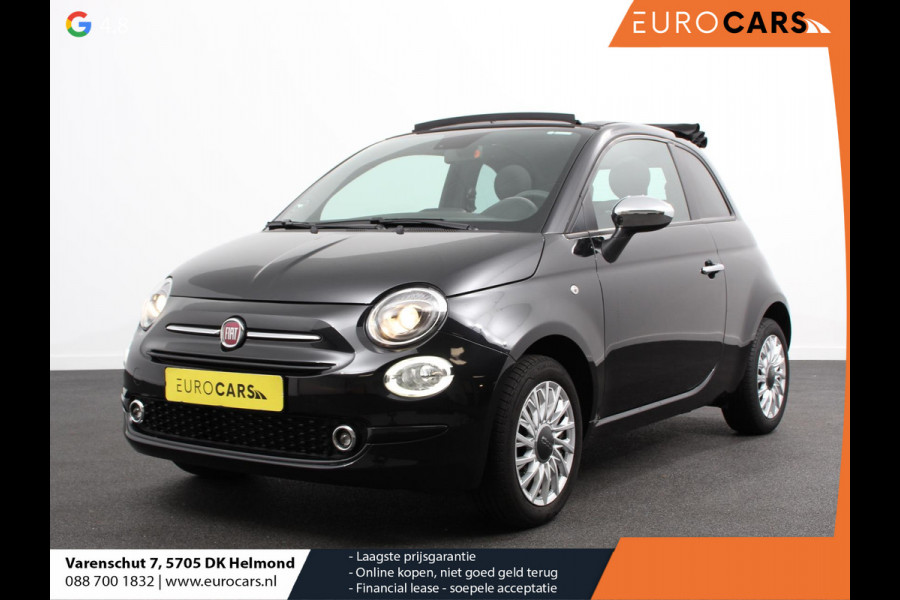 Fiat 500C 1.0 Hybrid Bellavita Navigatie Climate Control Apple Carplay/Android Auto Dab Digitale Cockpit Parkeer sensoren