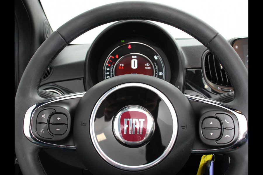Fiat 500C 1.0 Hybrid Bellavita Navigatie Climate Control Apple Carplay/Android Auto Dab Digitale Cockpit Parkeer sensoren