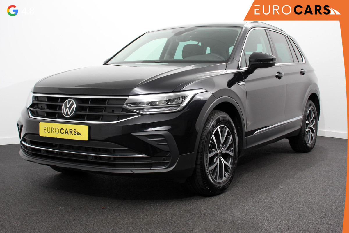 Volkswagen Tiguan 1.5 TSI 150pk Automaat Life Navigatie Apple Carplay/Android Auto Climate Control Digitale Cockpit Adaptive cruise Control Wegklapbare Trekhaak Stoelverwarming