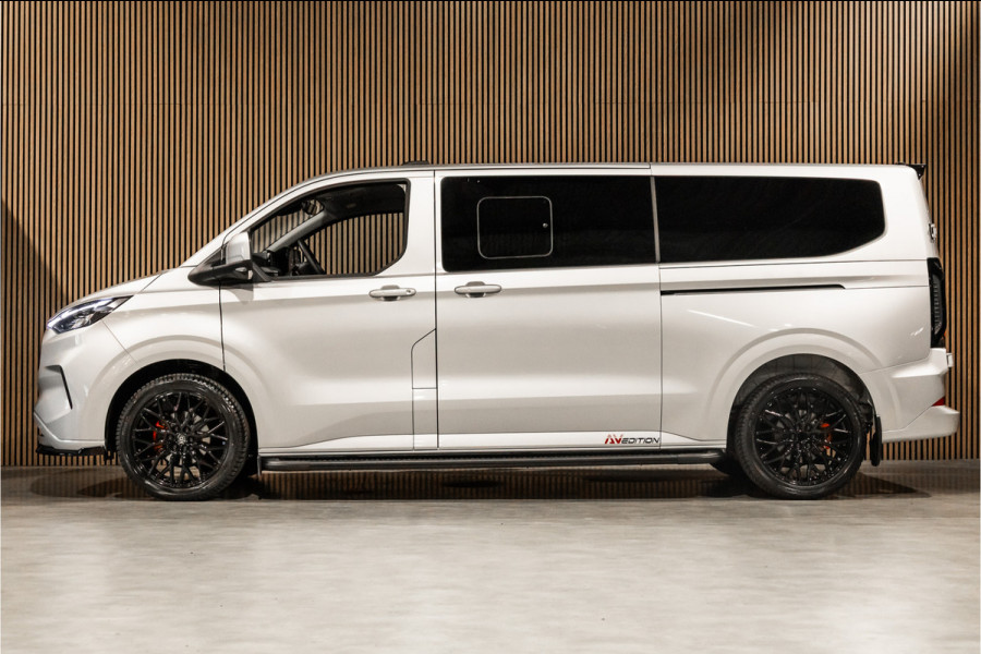 Ford Transit Custom 300 2.0 TDCI L2H1 Limited DC | BPM VRIJ | Dubbel Cabine | Elec schuifdeuren | ACC | Blind Spot | 360 Camera | CarPlay | Navigatie | Stoelverwarming | 5-Zitter | BPM Vrij