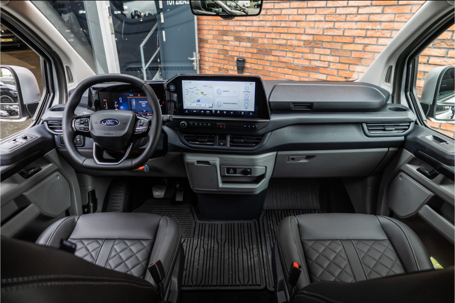 Ford Transit Custom 300 2.0 TDCI L2H1 Limited DC | BPM VRIJ | Dubbel Cabine | Elec schuifdeuren | ACC | Blind Spot | 360 Camera | CarPlay | Navigatie | Stoelverwarming | 5-Zitter | BPM Vrij