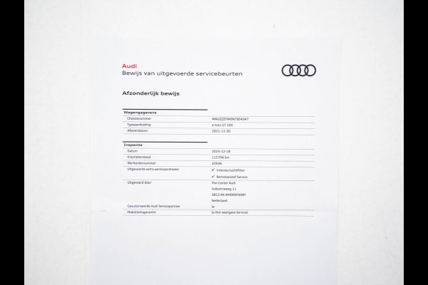 Audi e-tron GT edition ZERO 93 kWh [ 3-Fase-11kW ] {SOH-90%} (INCL-BTW) *PANO | FULL-LED | LEATHER | AUDI-SOUND | KEYLESS | DIGI-COCKPIT | NAVI-FULLMAP | HEATED-SPORTSEATS | CAMERA | DAB | KEYLESS | SHIFTPADDLES | 20''ALU*