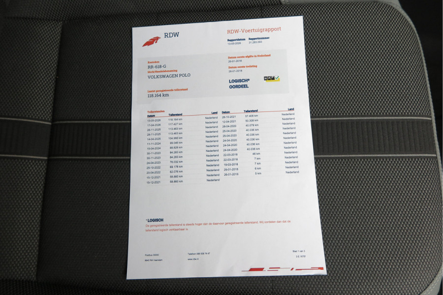Volkswagen Polo 1.0 TSI 70kw 95pk Highline, Adaptive Cruise, PDC ,Navigatie , Stuurwiel multifuntioneel , Carplay, LMV 16", Sportstoelen,Buitenspiegels inklapbaar, etc. Complete historie bekend NL auto met NAP (recent onderhouden)