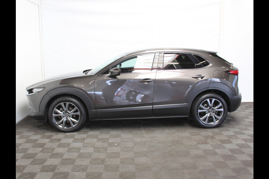 Mazda CX-30 2.0 e-SkyActiv-X M Hybrid Luxury CLIMATE | SCHDAK | LMV18 | CARPLAY | MEMSEATS | STOEL/STUURVERW | HEAD-UP | LEER | AFNBTRHAAK |