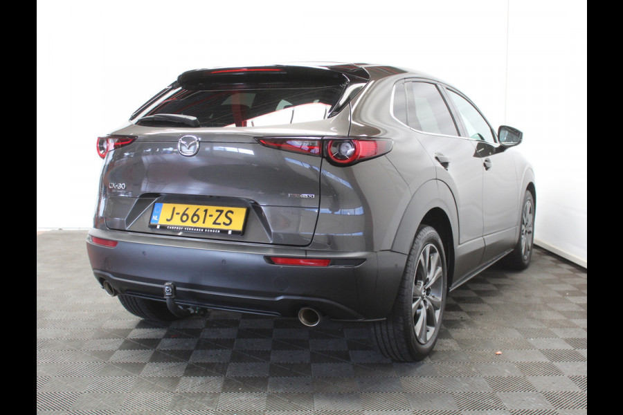 Mazda CX-30 2.0 e-SkyActiv-X M Hybrid Luxury CLIMATE | SCHDAK | LMV18 | CARPLAY | MEMSEATS | STOEL/STUURVERW | HEAD-UP | LEER | AFNBTRHAAK |