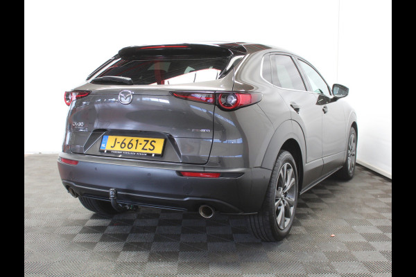 Mazda CX-30 2.0 e-SkyActiv-X M Hybrid Luxury CLIMATE | SCHDAK | LMV18 | CARPLAY | MEMSEATS | STOEL/STUURVERW | HEAD-UP | LEER | AFNBTRHAAK |