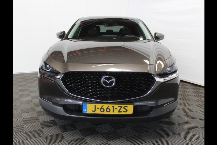 Mazda CX-30 2.0 e-SkyActiv-X M Hybrid Luxury CLIMATE | SCHDAK | LMV18 | CARPLAY | MEMSEATS | STOEL/STUURVERW | HEAD-UP | LEER | AFNBTRHAAK |