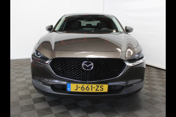 Mazda CX-30 2.0 e-SkyActiv-X M Hybrid Luxury CLIMATE | SCHDAK | LMV18 | CARPLAY | MEMSEATS | STOEL/STUURVERW | HEAD-UP | LEER | AFNBTRHAAK |