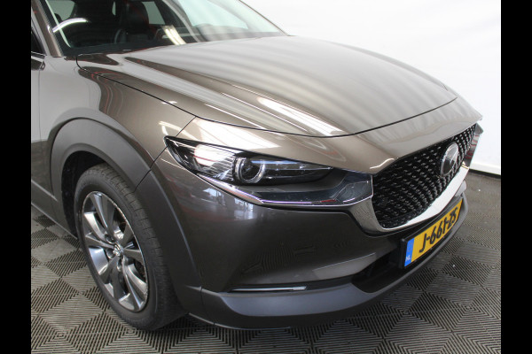Mazda CX-30 2.0 e-SkyActiv-X M Hybrid Luxury CLIMATE | SCHDAK | LMV18 | CARPLAY | MEMSEATS | STOEL/STUURVERW | HEAD-UP | LEER | AFNBTRHAAK |