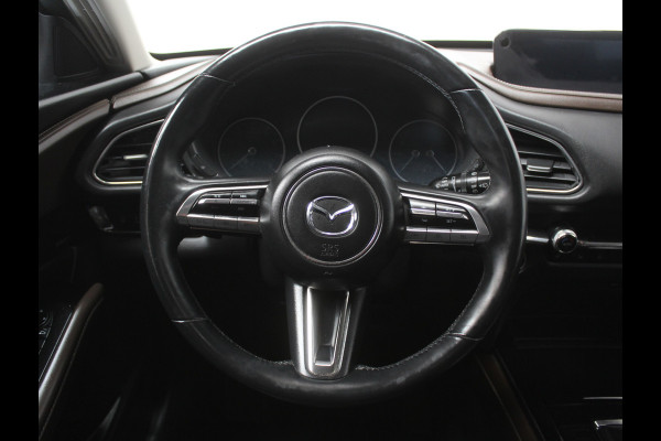Mazda CX-30 2.0 e-SkyActiv-X M Hybrid Luxury CLIMATE | SCHDAK | LMV18 | CARPLAY | MEMSEATS | STOEL/STUURVERW | HEAD-UP | LEER | AFNBTRHAAK |