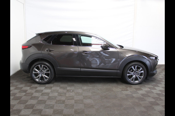 Mazda CX-30 2.0 e-SkyActiv-X M Hybrid Luxury CLIMATE | SCHDAK | LMV18 | CARPLAY | MEMSEATS | STOEL/STUURVERW | HEAD-UP | LEER | AFNBTRHAAK |