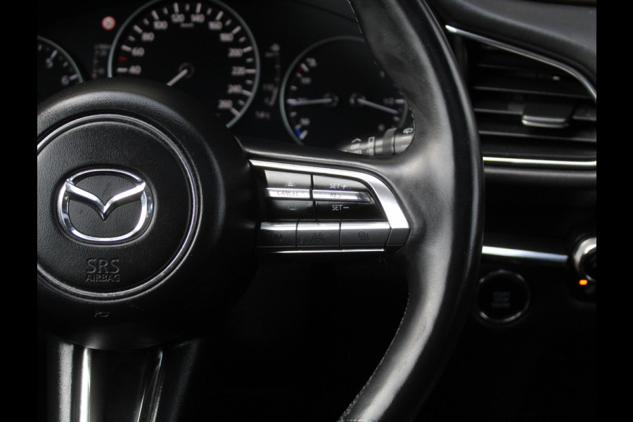 Mazda CX-30 2.0 e-SkyActiv-X M Hybrid Luxury CLIMATE | SCHDAK | LMV18 | CARPLAY | MEMSEATS | STOEL/STUURVERW | HEAD-UP | LEER | AFNBTRHAAK |