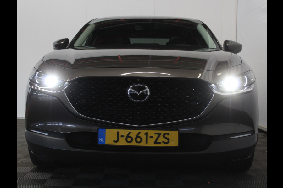 Mazda CX-30 2.0 e-SkyActiv-X M Hybrid Luxury CLIMATE | SCHDAK | LMV18 | CARPLAY | MEMSEATS | STOEL/STUURVERW | HEAD-UP | LEER | AFNBTRHAAK |