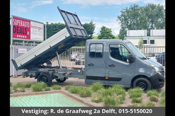 Opel Movano 2.3 CDTI BiTurbo L3 DC Kipper (ex.BTW) Dubbele Cabine | Airco | Elektrische ramen |