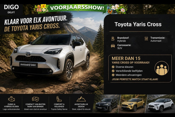 Toyota Yaris Cross 1.5 Hybrid Dynamic Luxury Bi-Tone | Stoelverwarming | Apple Carplay & AndroidAUTO |