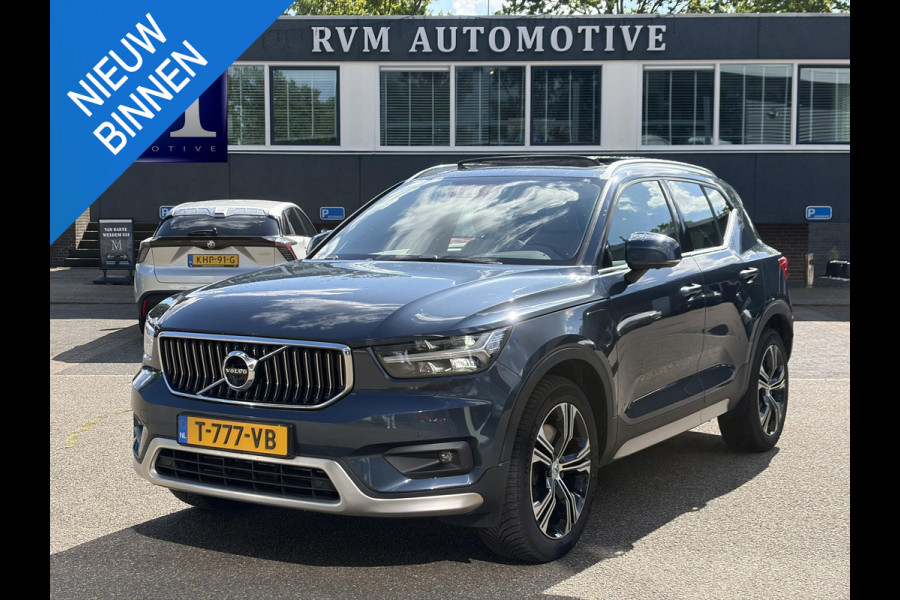 Volvo XC40 1.5 T5 Recharge Inscription AUTOMAAT | TREKHAAK | PANORAMADAK | LEDER| DEALER ONDERHOUDEN| HARMAN KARDON| DODE HOEK SENSOR| 360 CAMERA|