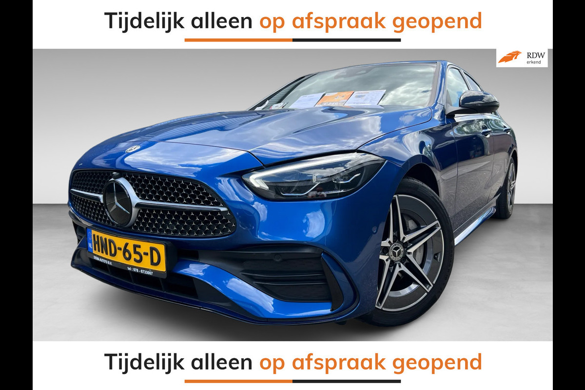 Mercedes-Benz C-Klasse 300 e AMG BLACK-LINE 313PK SOH-TEST/LUCHTVERING/PANO/V-COCKPIT/NAVI/DAB/CARPLAY/CAM///
