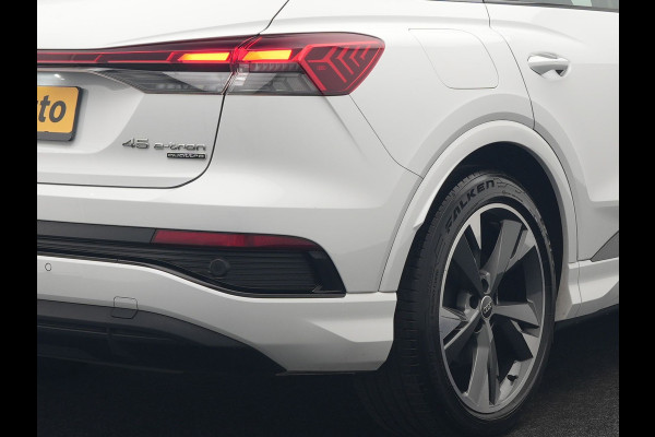 Audi Q4 e-tron 45 Quattro S edition 77 kWh 265pk Dealer O.H. | Panodak  | 20"L.M. | Sportstoelen Verwarmd | Navigatie | Virtual Cockpit | Standkachel | DAB |