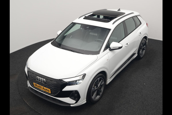 Audi Q4 e-tron 45 Quattro S edition 77 kWh 265pk Dealer O.H. | Panodak  | 20"L.M. | Sportstoelen Verwarmd | Navigatie | Virtual Cockpit | Standkachel | DAB |