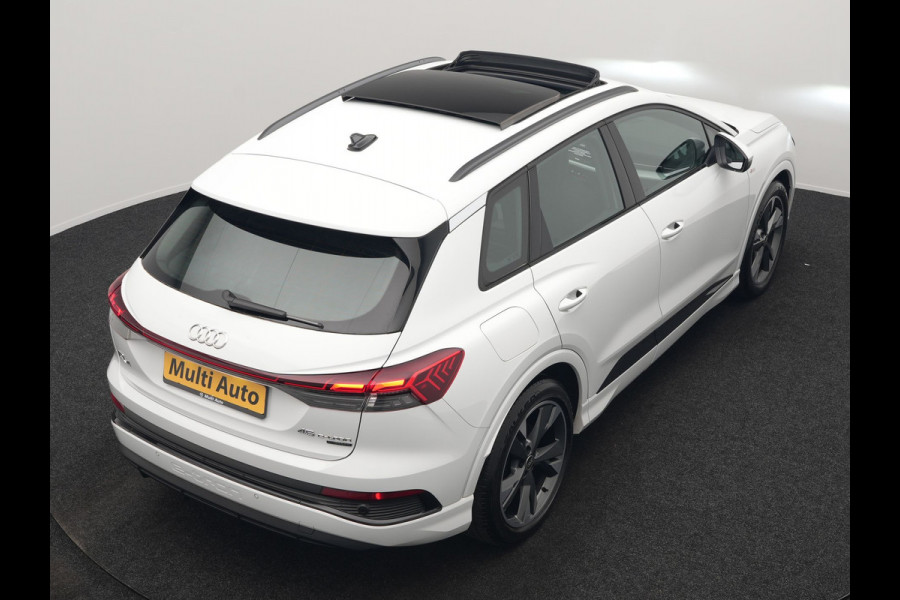 Audi Q4 e-tron 45 Quattro S edition 77 kWh 265pk Dealer O.H. | Panodak  | 20"L.M. | Sportstoelen Verwarmd | Navigatie | Virtual Cockpit | Standkachel | DAB |