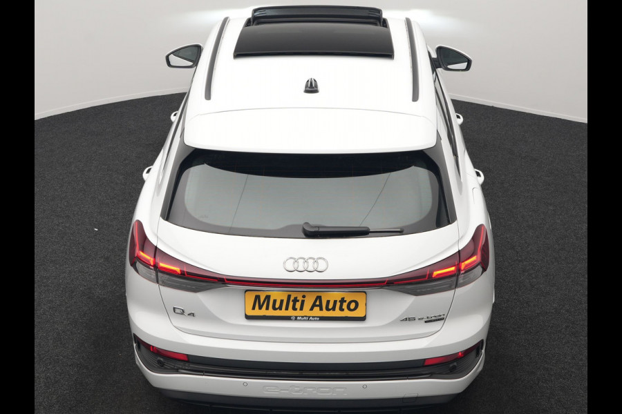 Audi Q4 e-tron 45 Quattro S edition 77 kWh 265pk Dealer O.H. | Panodak  | 20"L.M. | Sportstoelen Verwarmd | Navigatie | Virtual Cockpit | Standkachel | DAB |