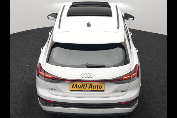 Audi Q4 e-tron 45 Quattro S edition 77 kWh 265pk Dealer O.H. | Panodak  | 20"L.M. | Sportstoelen Verwarmd | Navigatie | Virtual Cockpit | Standkachel | DAB |
